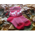 Woolen socks with a "Horse" pattern