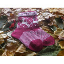 Woolen socks with a "Deer" pattern