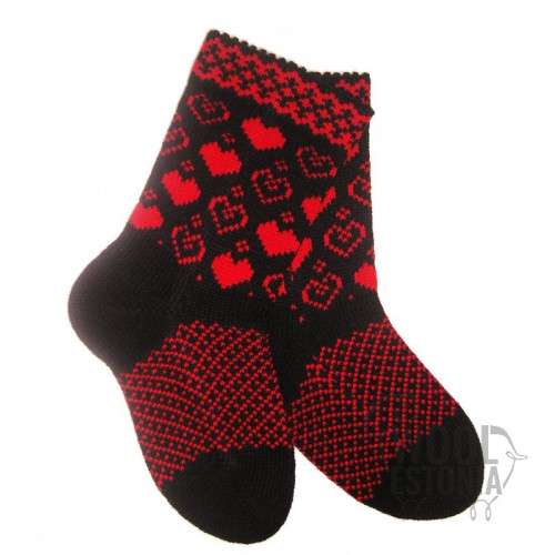 Socks with hearts