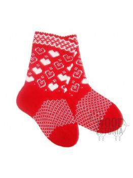 Socks with hearts