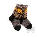 Woolen socks with a "Rose" pattern