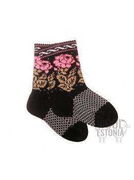 Socks with roses