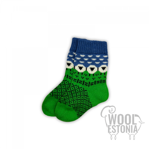 Woolen socks with a lamb