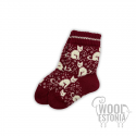 Woolen socks with a "Cat" pattern