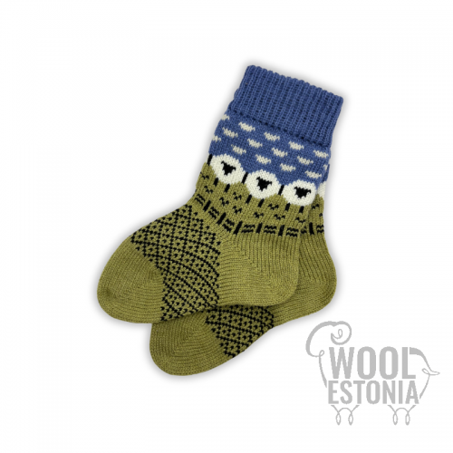 Woolen socks with a lamb