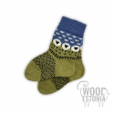 Woolen socks with a "Lamb" pattern