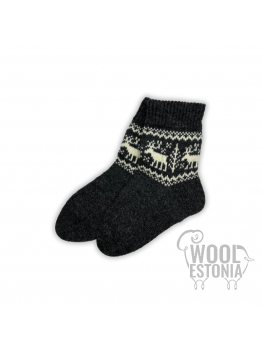 Woolen socks with a star