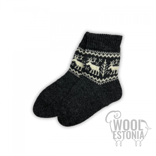 Woolen socks with a star