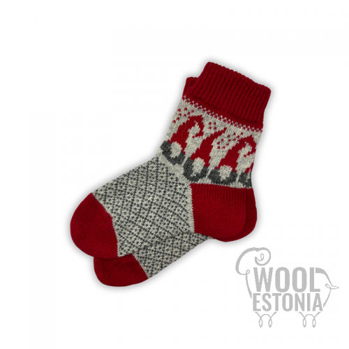 Woolen socks with dwarves