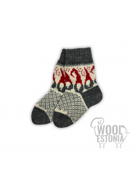 Woolen socks with dwarves