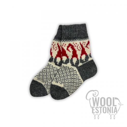 Woolen socks with dwarves