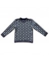 Men's  jumper with a deer, Red and Blue