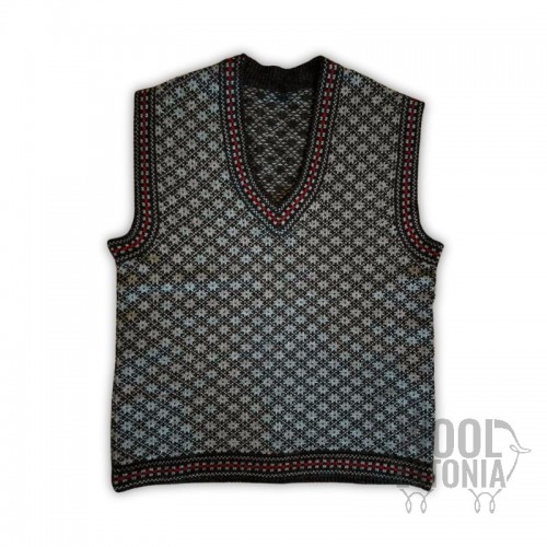 Vest with KIhnu pattern