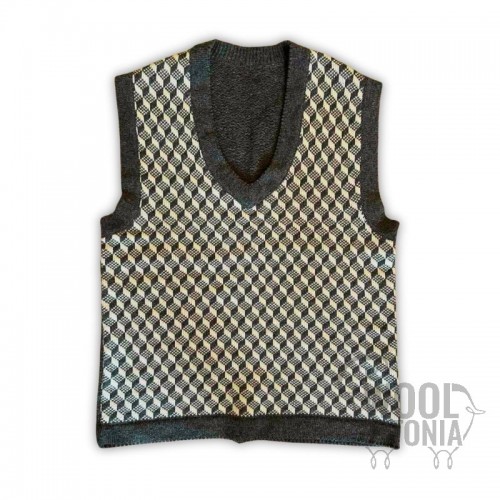 Vest with a norwegian pattern