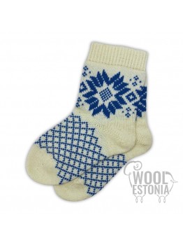 Woolen socks with a star