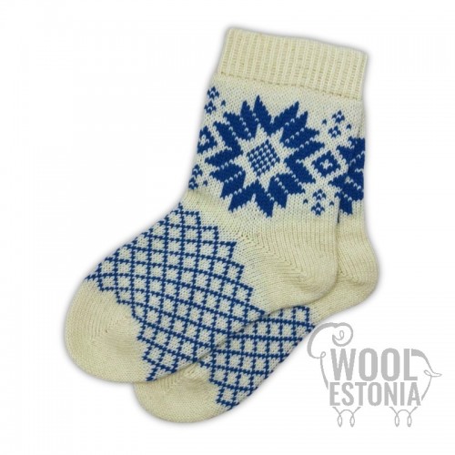 Woolen socks with a star