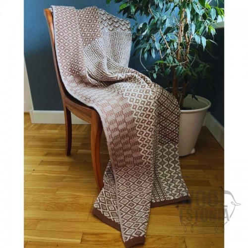 Woolen knitted blanket