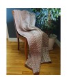 Woolen knitted blanket