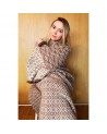 Woolen knitted blanket