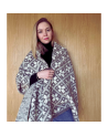 Woman's woolen scarf-shawl