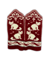 Mittens with a deer