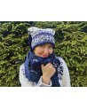 Hat-scarf with a deer