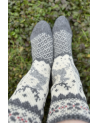 Woolen socks with a deer