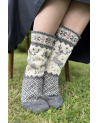 Woolen socks with a deer