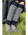 Leg warmers with a deer