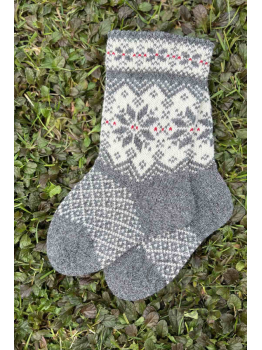 Woolen socks with a star