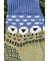 Woolen socks with a lamb