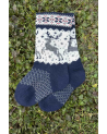 Woolen socks with a deer