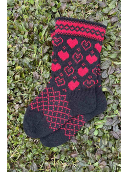 Socks with hearts