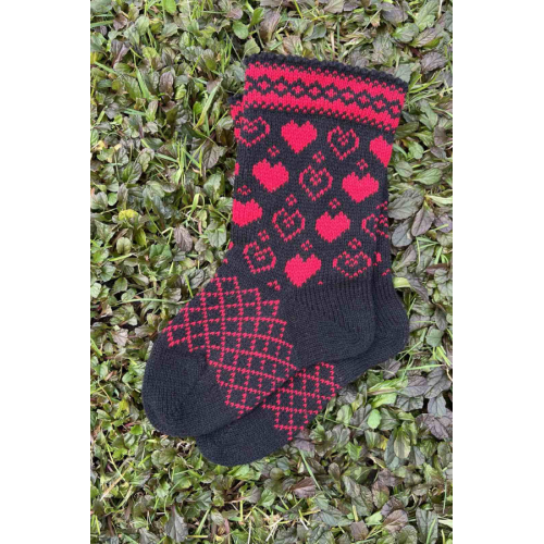 Socks with hearts