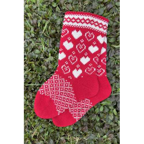 Socks with hearts