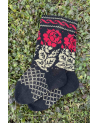 Socks with roses