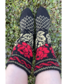 Socks with roses