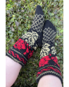 Socks with roses