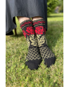 Socks with roses