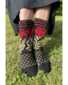 Socks with roses