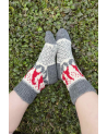 Woolen socks with dwarves