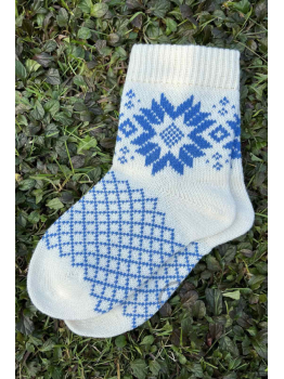 Woolen socks with a star