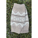 Woolen leg warmers with a "Star" pattern