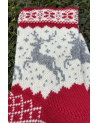 Woolen socks with a deer
