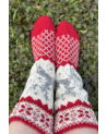 Woolen socks with a deer
