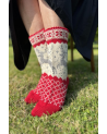 Woolen socks with a deer