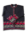Woman's jacket with roses