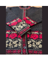 Woman's jacket with roses