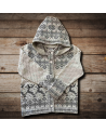 Woman's jacket with a deer, with a hood