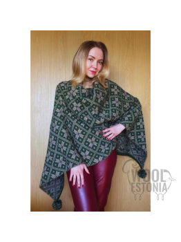 Woman's woolen poncho